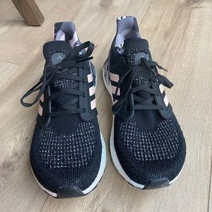Women’s Adidas ultraboost 20 black pink tint